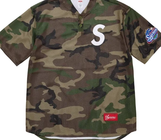 24FW BASEBALL S HENLEY LOGO ¥209 TEE 0402